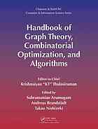 Handbook of Graph Theory Combinatorial Optimization and Algorithms 1st Edition Subramanian Arumugam