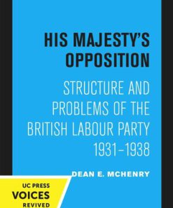 His Majesty s Opposition Dean E. Mchenry