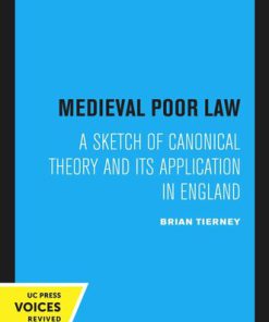 Medieval Poor Law Brian Tierney