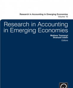 Research in Accounting in Emerging Economies 1st Edition Shahzad Uddin