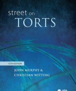 Street on Torts 13th Edition John Murphy